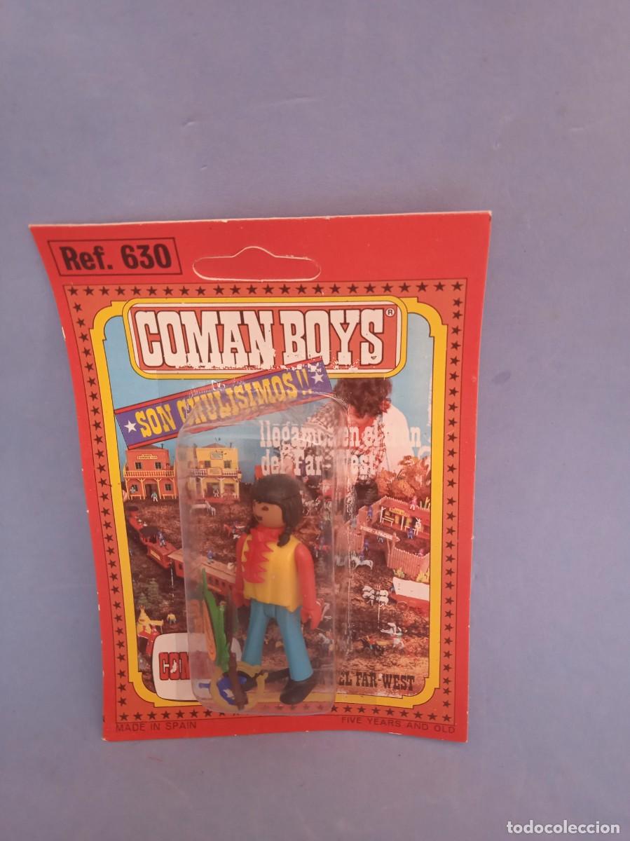 Figuras Coman boys antiguas: COMANSI: FIGURA OESTE INDIO COMAN BOYS - Foto 1