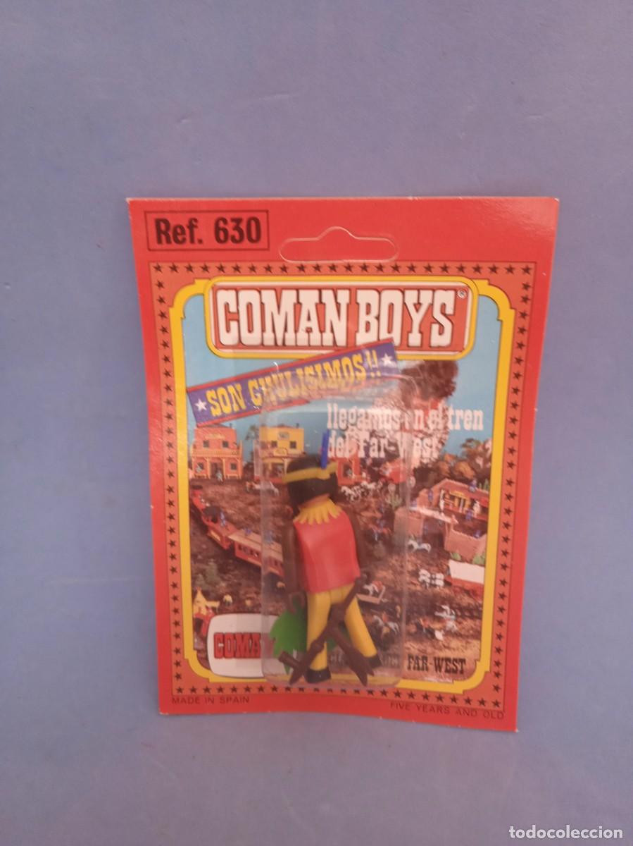Figuras Coman boys antiguas: COMANSI: FIGURA OESTE INDIO COMAN BOYS - Foto 1