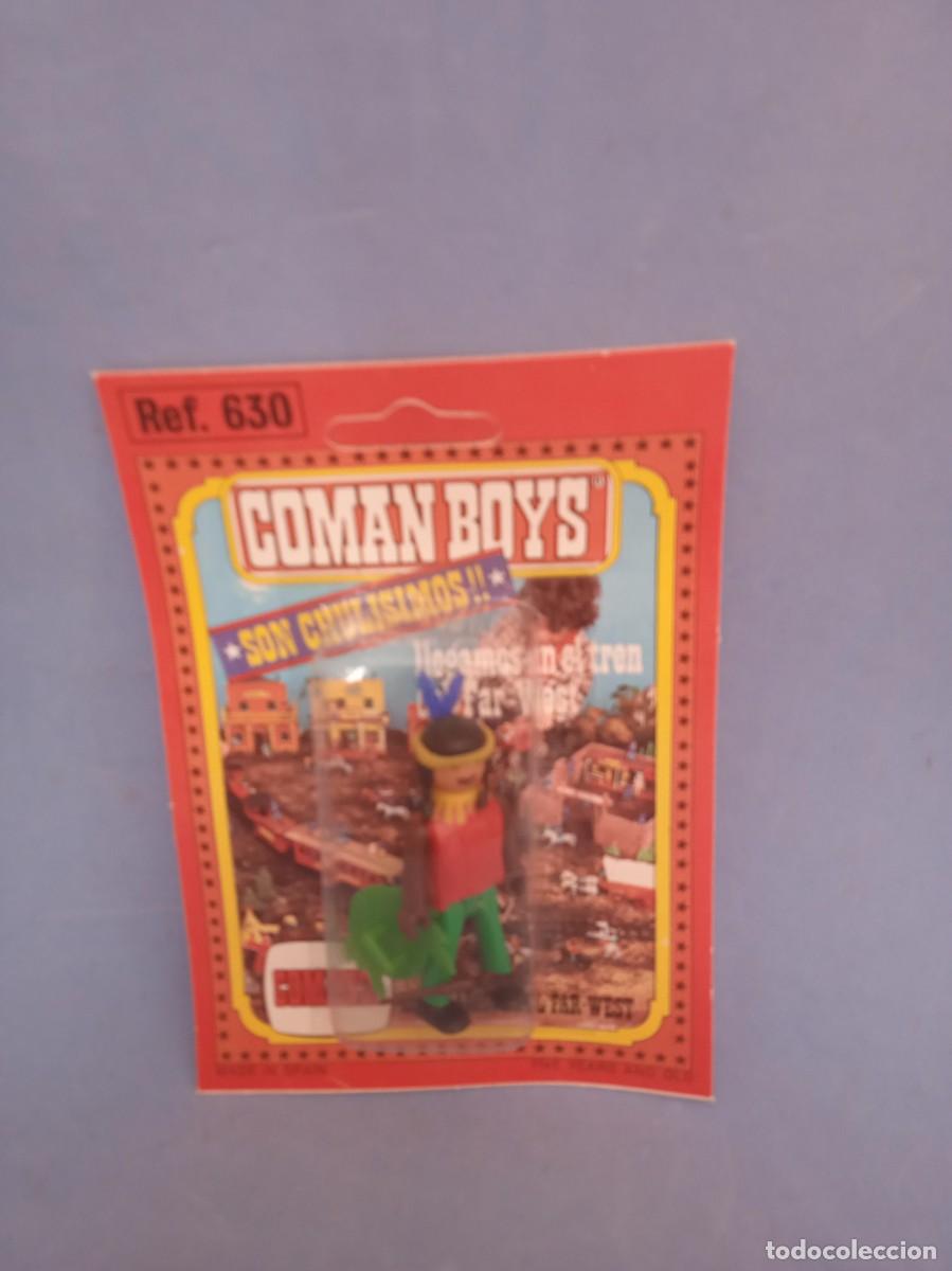Figuras Coman boys antiguas: COMANSI: FIGURA OESTE INDIO COMAN BOYS - Foto 1