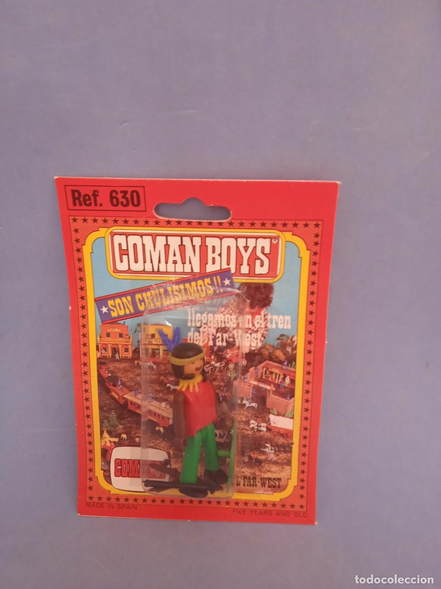 Figuras Coman boys antiguas: COMANSI: FIGURA OESTE INDIO COMAN BOYS - Foto 1