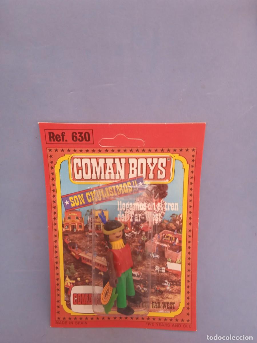 Figuras Coman boys antiguas: COMANSI: FIGURA OESTE INDIO COMAN BOYS - Foto 1