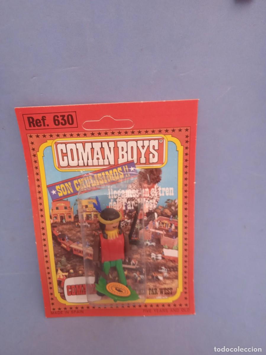 Figuras Coman boys antiguas: COMANSI: FIGURA OESTE INDIO COMAN BOYS - Foto 1