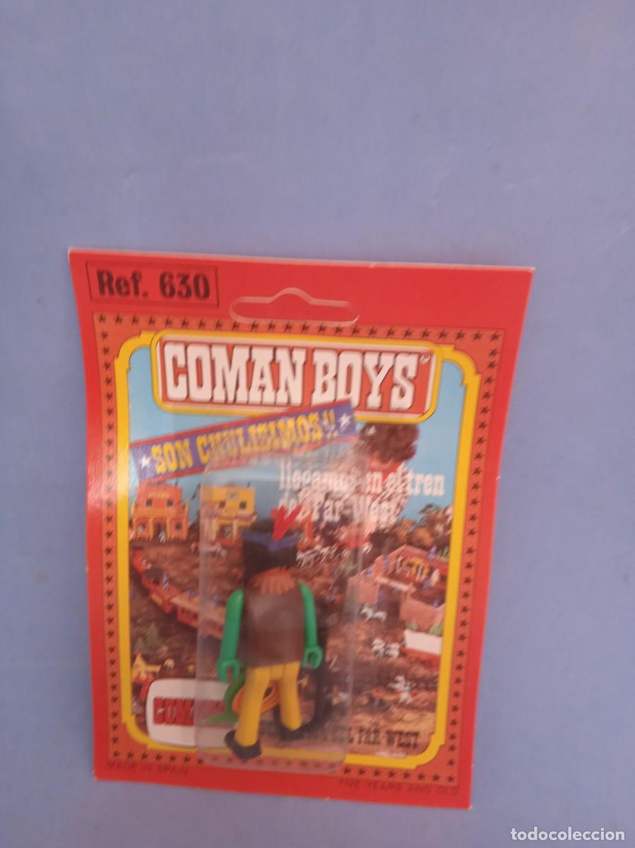 Figuras Coman boys antiguas: COMANSI: FIGURA OESTE INDIO COMAN BOYS - Foto 1