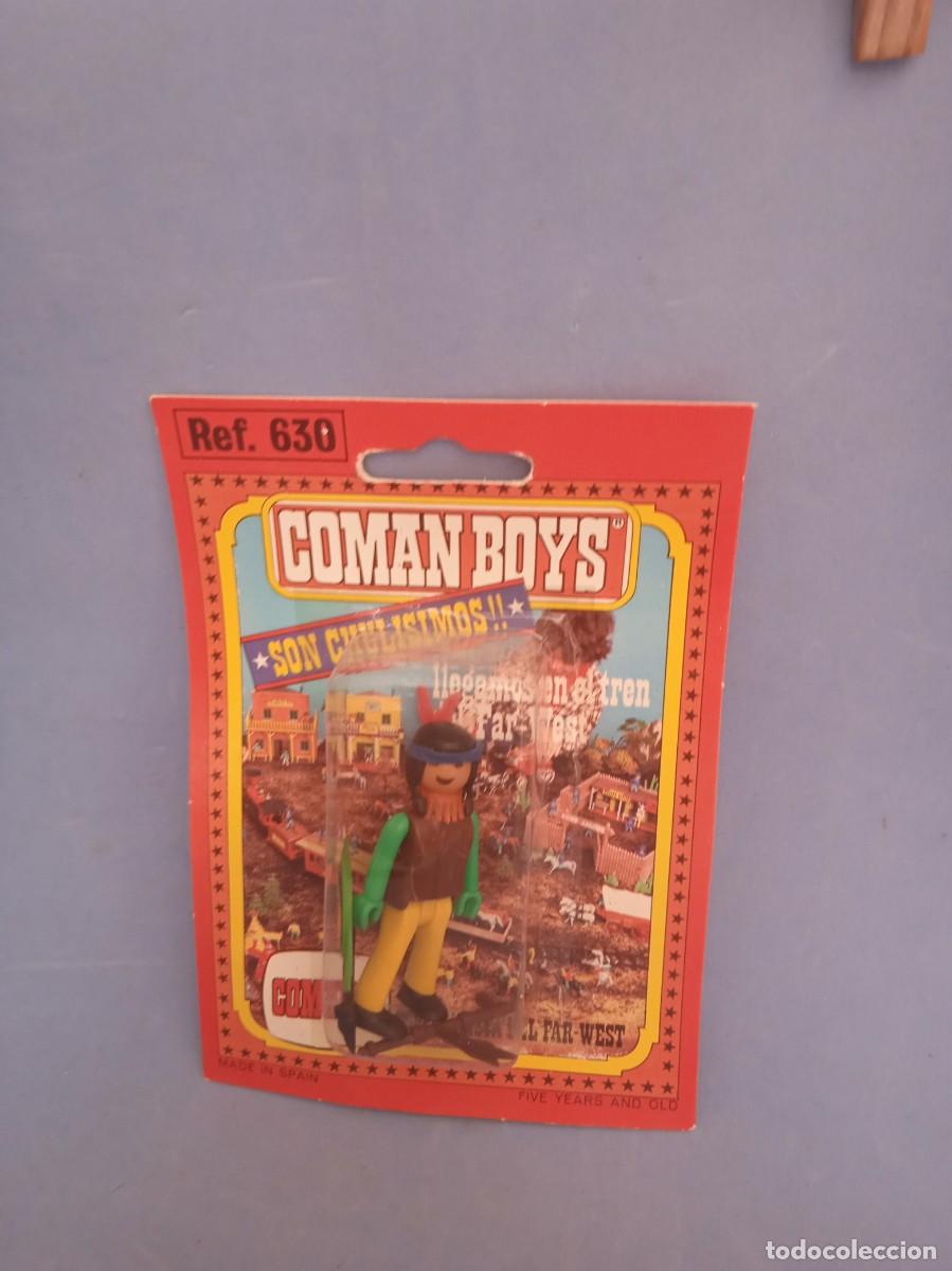 Figuras Coman boys antiguas: COMANSI: FIGURA OESTE INDIO COMAN BOYS - Foto 1