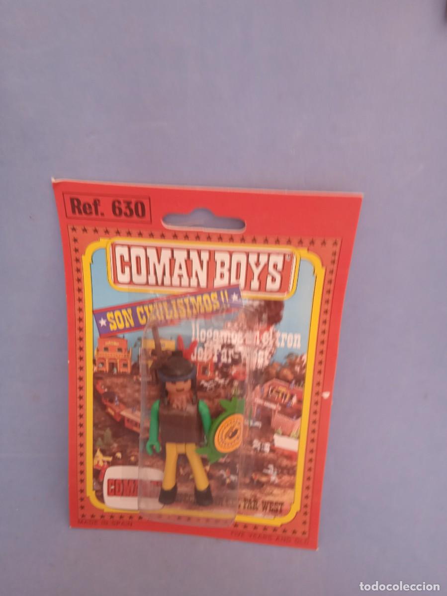Figuras Coman boys antiguas: COMANSI: FIGURA OESTE INDIO COMAN BOYS - Foto 1