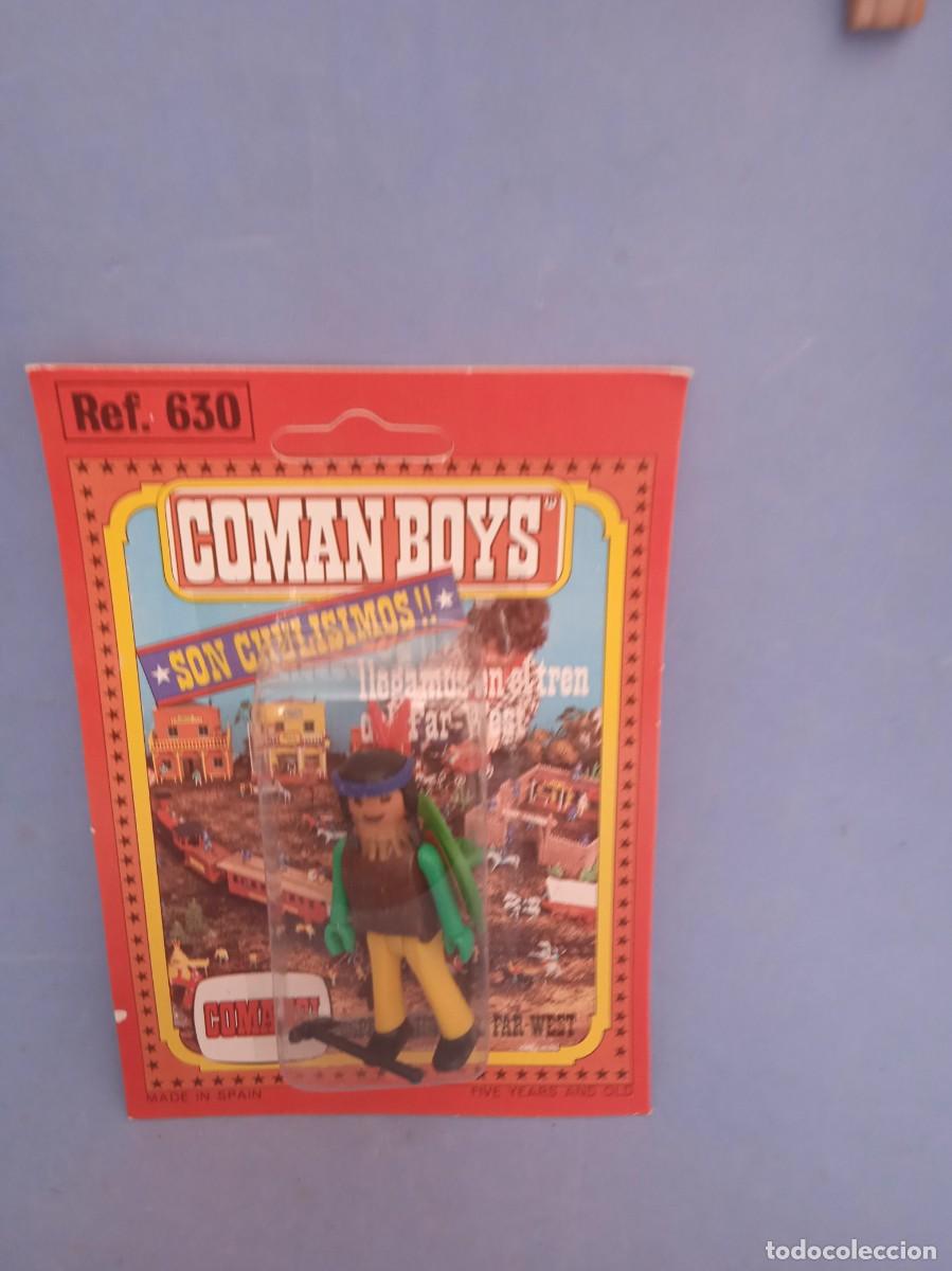 Figuras Coman boys antiguas: COMANSI: FIGURA OESTE INDIO COMAN BOYS - Foto 1