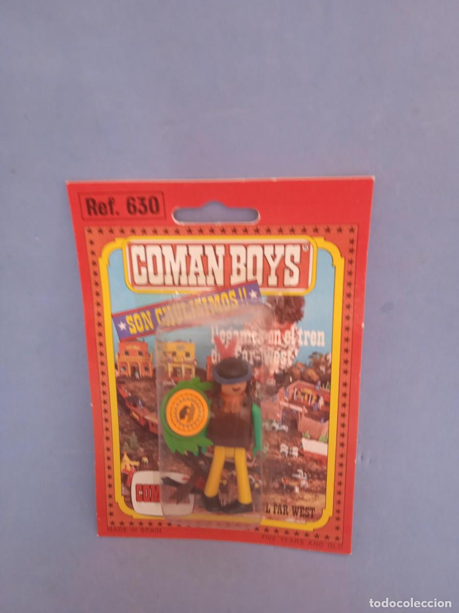 Figuras Coman boys antiguas: COMANSI: FIGURA OESTE INDIO COMAN BOYS - Foto 1