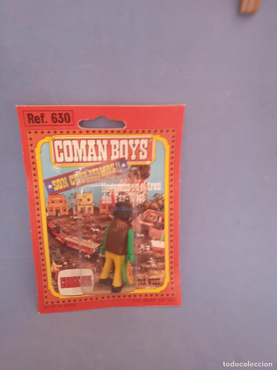 Figuras Coman boys antiguas: COMANSI: FIGURA OESTE INDIO COMAN BOYS - Foto 1