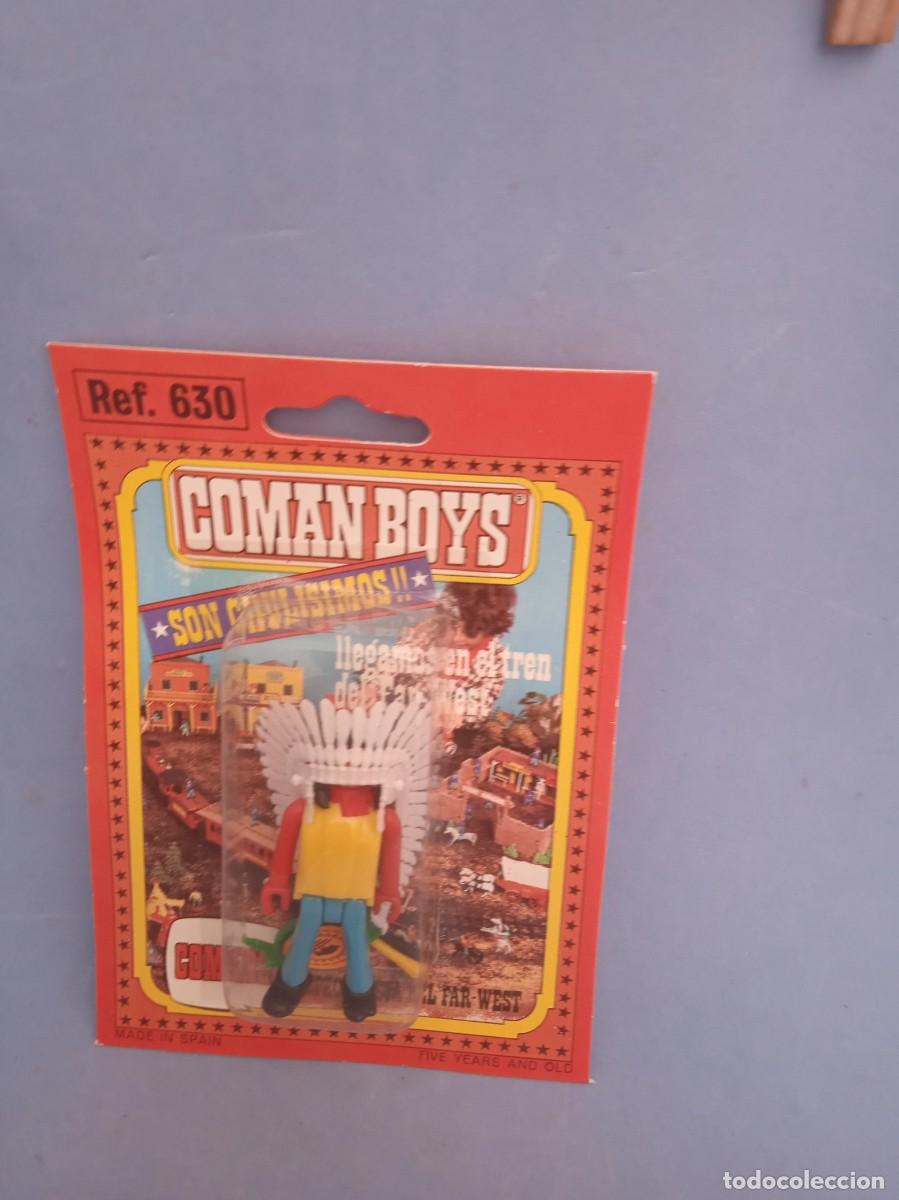 Figuras Coman boys antiguas: COMANSI: FIGURA OESTE INDIO COMAN BOYS - Foto 1