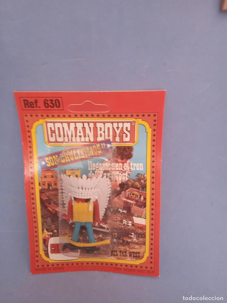 Figuras Coman boys antiguas: COMANSI: FIGURA OESTE INDIO COMAN BOYS - Foto 1