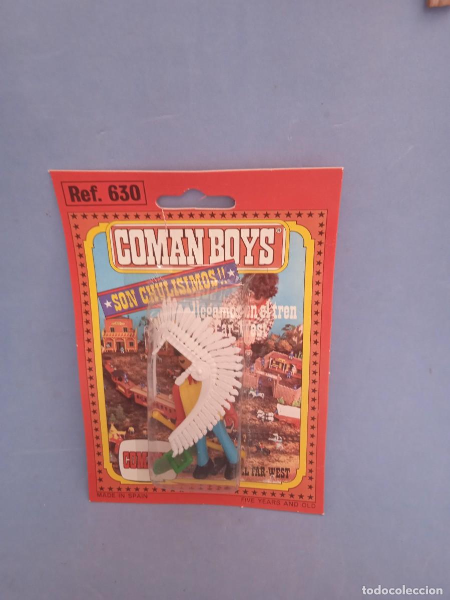 Figuras Coman boys antiguas: COMANSI: FIGURA OESTE INDIO COMAN BOYS - Foto 1