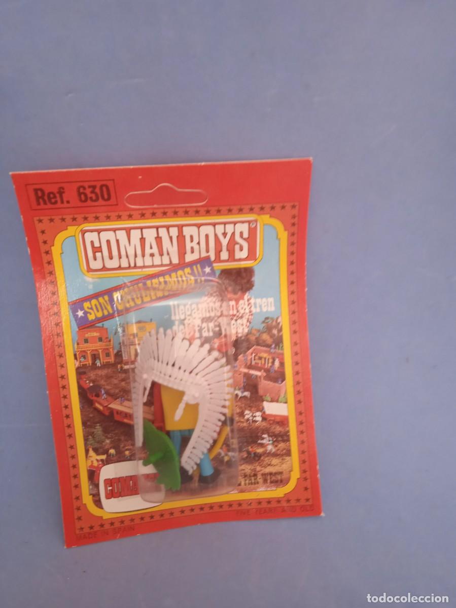 Figuras Coman boys antiguas: COMANSI: FIGURA OESTE INDIO COMAN BOYS - Foto 1