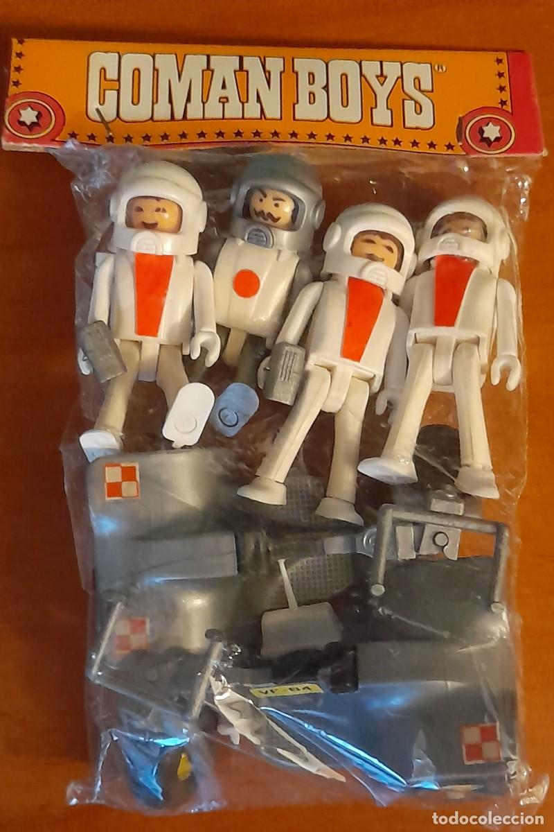 Figuras Coman boys antiguas: Coman boys espacio, figuras astronautas - Foto 1
