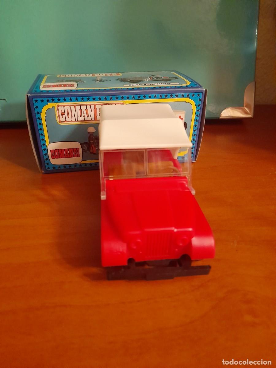Figuras Coman boys antiguas: Coman boys jeep rojo, nuevo en caja - Foto 2