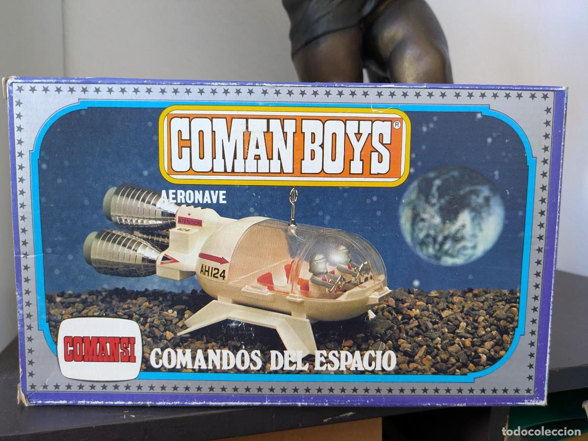 Figuras Coman boys antiguas: COMAN BOYS COMANDOS DEL ESPACIO CAJA Y AERONAVE (REF. 806). COMANSI - Foto 2