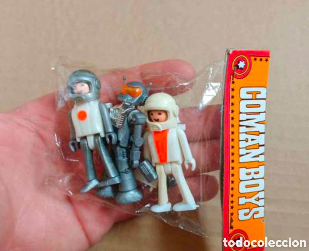 Figuras Coman boys antiguas: nave espacial Coman Boys comandos del espacio nuevo en caja - Foto 2