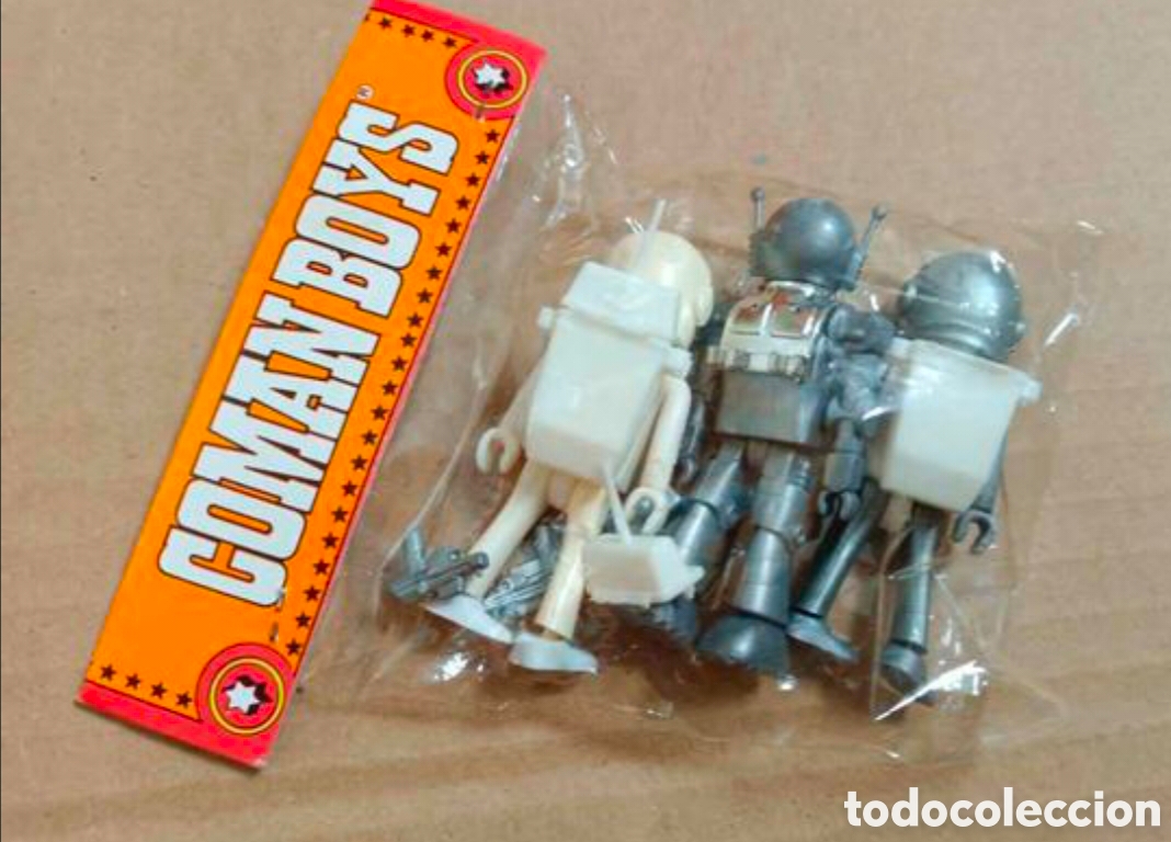 Figuras Coman boys antiguas: nave espacial Coman Boys comandos del espacio nuevo en caja - Foto 3