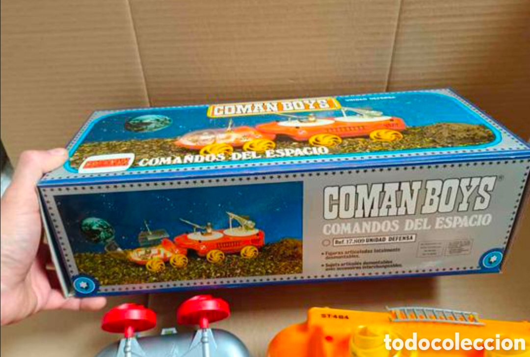 Figuras Coman boys antiguas: nave espacial Coman Boys comandos del espacio nuevo en caja - Foto 5