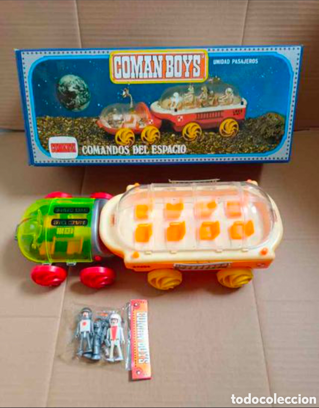 Figuras Coman boys antiguas: nave espacial Coman Boys comandos del espacio nuevo en caja - Foto 1
