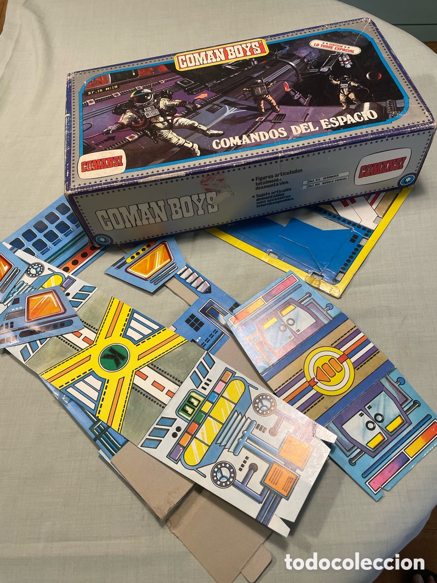 Figuras Coman boys antiguas: Comansi Comandos del espacio incluye la torre espacial - Foto 2