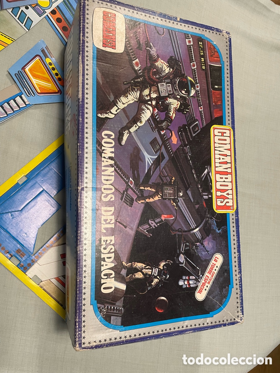 Figuras Coman boys antiguas: Comansi Comandos del espacio incluye la torre espacial - Foto 1