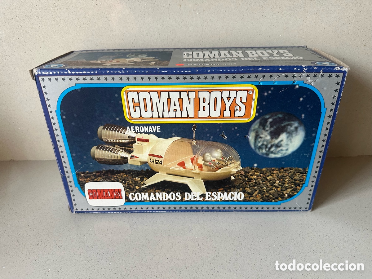 Figuras Coman boys antiguas: COMAN BOYS COMANDOS DEL ESPACIO AERONAVE REF. 806. - Foto 2