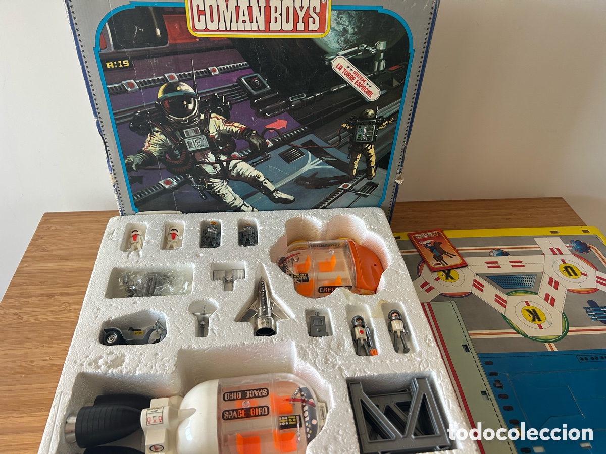 Figuras Coman boys antiguas: Coman boys torre espacial - Foto 1