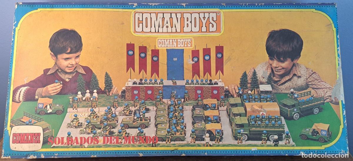 Figuras Coman Boys antiguas: COMAN BOYS, Soldados del Mundo, Set militar, COMANSI, a&ntilde;os 70