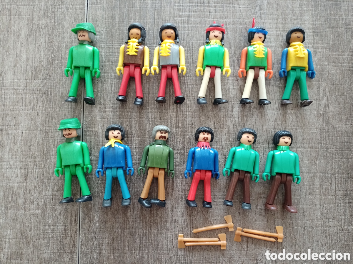 Coman Boys: Lote de figuras Coman boys de comansi originales a&ntilde;os 70 80 indios vaqueros etc