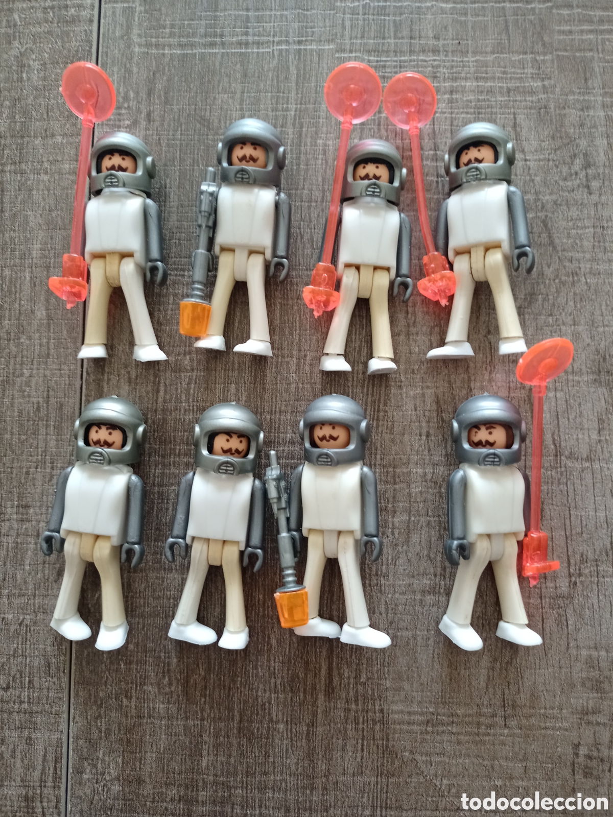 Figuras Coman boys antiguas: Lote de 8 figuras Coman boys de comansi originales a&ntilde;os 70 80 comanboy astronautas