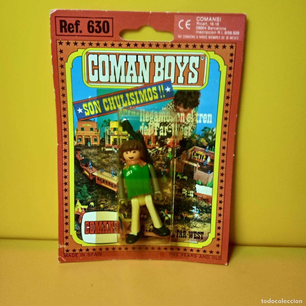 Figuras Coman boys antiguas: COMANSI: OESTE; INDIO COMAN BOYS - Foto 1