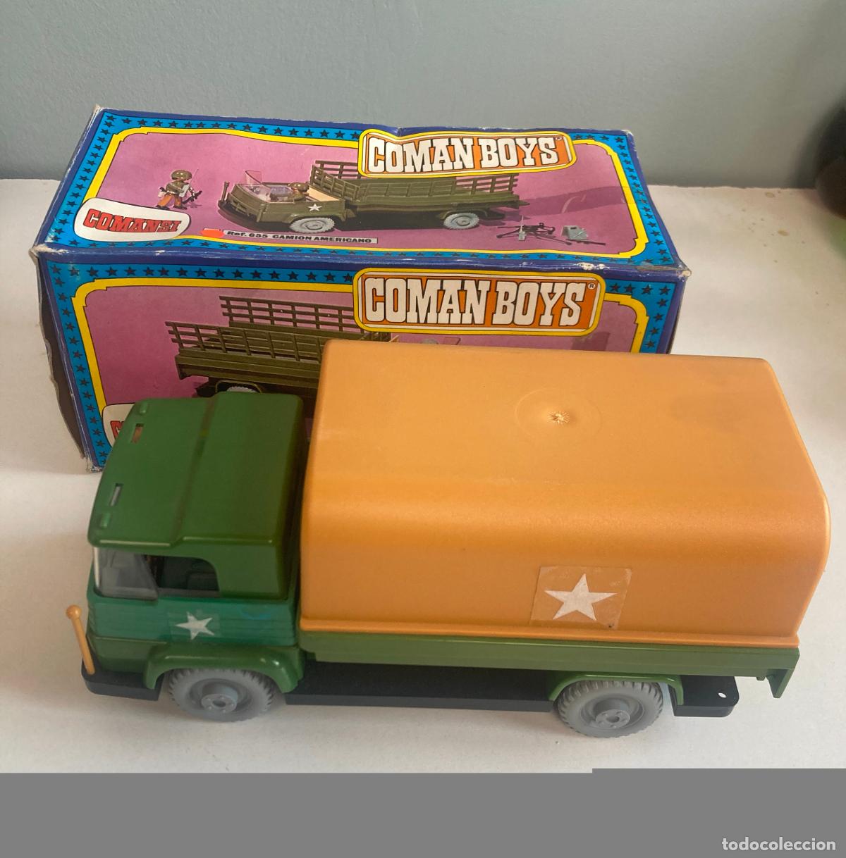 Figuras Coman boys antiguas: COMAN BOYS, CAMION AMERICANO REF.655 - SIN JUGAR EN CAJA ORIGINAL