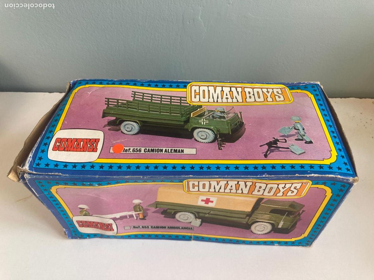 Figuras Coman boys antiguas: COMAN BOYS, CAMION ALEMAN REF.656 - SIN JUGAR EN CAJA ORIGINAL - Foto 6