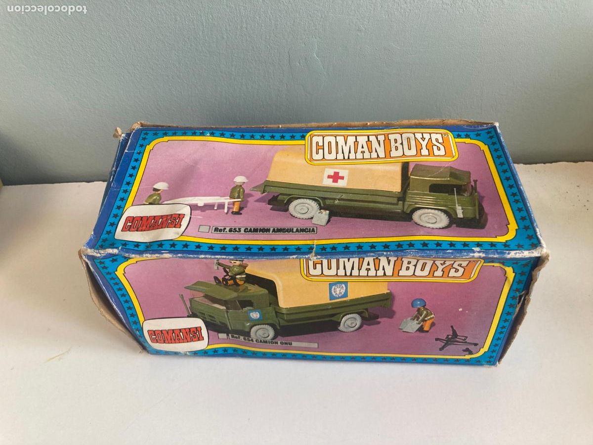 Figuras Coman boys antiguas: COMAN BOYS, CAMION ALEMAN REF.656 - SIN JUGAR EN CAJA ORIGINAL - Foto 7