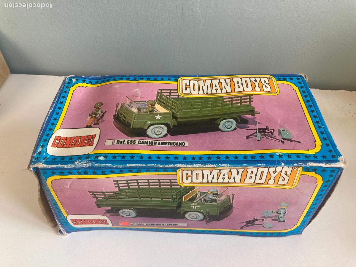 Figuras Coman boys antiguas: COMAN BOYS, CAMION ALEMAN REF.656 - SIN JUGAR EN CAJA ORIGINAL - Foto 9