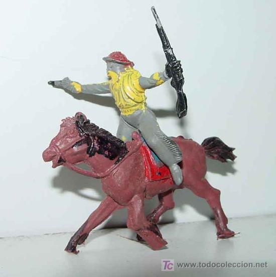 Figuras de Borracha e PVC: ANTIGUA FIGURA DE GOMA A CABALLO - NO SE LA MARCA -