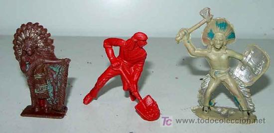 Figurines en Caoutchouc et PVC: ANTIGUAS FIGURAS DE PLASTICO - TAL COMO SE VEN EN LA FOTO