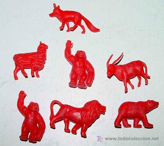 Rubber and PVC Figures: ANTIGUAS FIGURAS DE PLASTICO . TAL COMO SE VEN EN LA FOTO