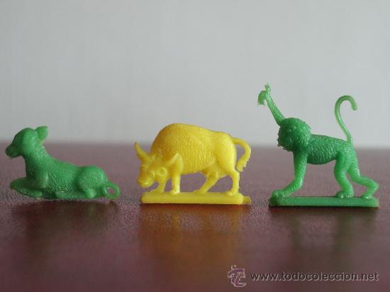 Figuras de goma y PVC: Lote 3 FIGURAS Animales.