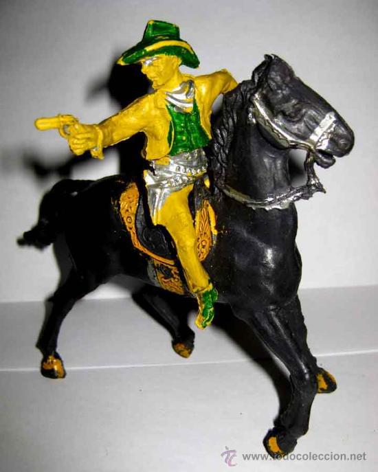 Rubber and PVC Figures: ANTIGUA FIGURA DE COW BOY---- TAL COMO SE VE EN LAS FOTOS -