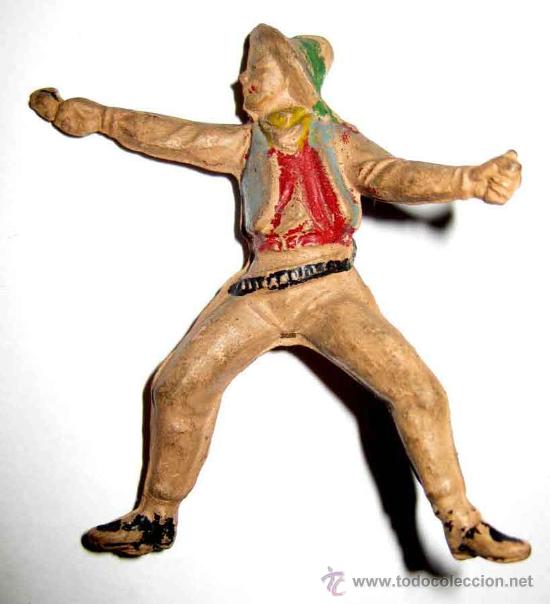 Gummi- und PVC-Figuren: ANTIGUA FIGURA DE COW BOY--- TAL COMO SE VE EN LAS