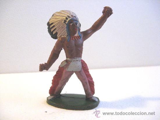Figuras de goma y PVC: INDIO EN PIE, SOTORRES - Foto 1