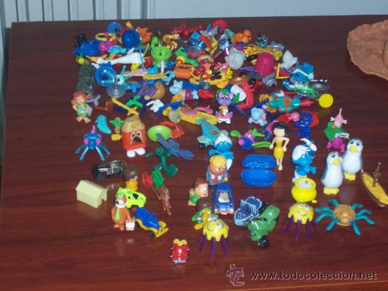 Figuras de goma y PVC: LOTE DE MAS DE 200 PIEZAS SUELTAS HUEVO SORPRESA Y MAS DE 25 FIGURAS YA FORMADAS