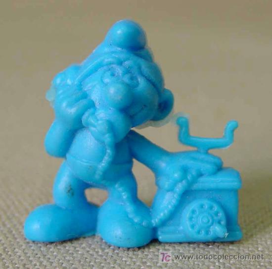 Figuras de goma y PVC: PREMIUM , PITUFO, SMURFS, TELEFONO - Foto 1