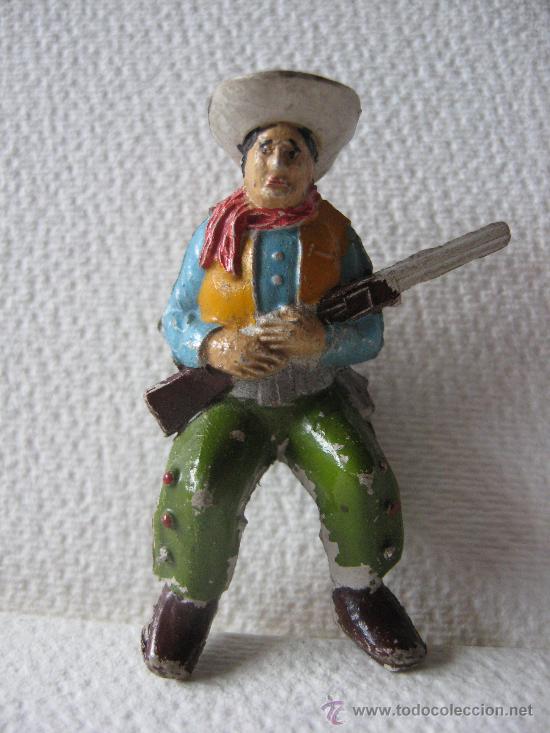 Figuras de goma y PVC: VAQUERO SENTADO. - Foto 1