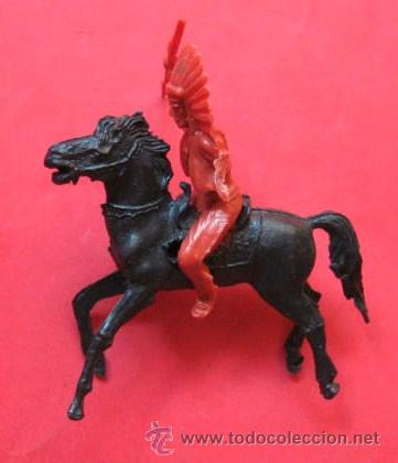 Figuras de goma y PVC: INDIO A CABALLO. ENVIO GRATIS&iexcl;&iexcl;&iexcl; - Foto 2
