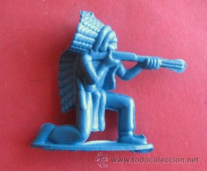 Figuras de goma y PVC: INDIO DE PLASTICO - INDIOS Y VAQUEROS - ENVIO GRATIS&iexcl;&iexcl;&iexcl; - Foto 1