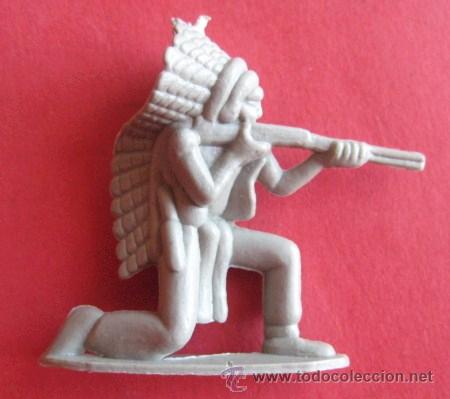 Figuras de goma y PVC: INDIO DE PLASTICO. - INDIOS Y VAQUEROS - ENVIO GRATIS&iexcl;&iexcl;&iexcl; - Foto 1