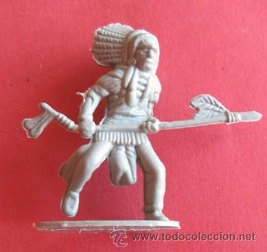 Figuras de goma y PVC: INDIO DE PLASTICO. - INDIOS Y VAQUEROS - ENVIO GRATIS&iexcl;&iexcl;&iexcl; - Foto 1