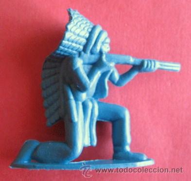 Figuras de goma y PVC: INDIO DE PLASTICO. - INDIOS Y VAQUEROS - ENVIO GRATIS&iexcl;&iexcl;&iexcl; - Foto 1